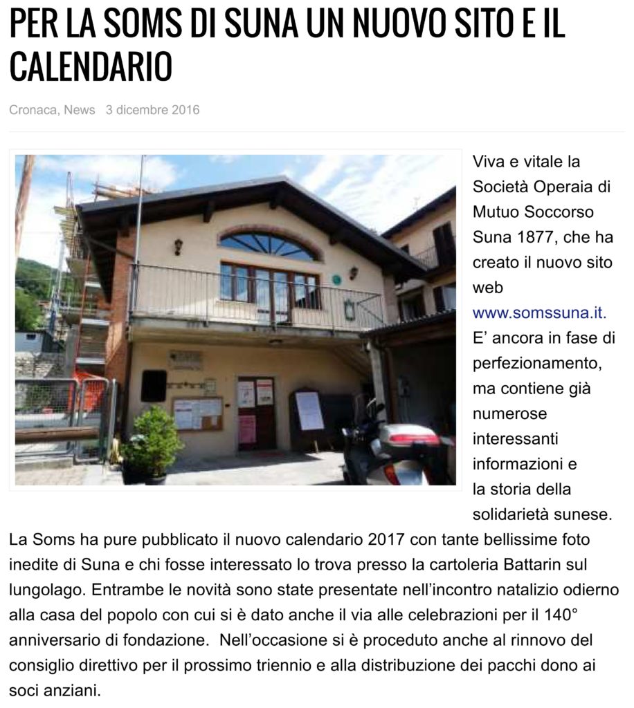 Verbania Milleventi 2016 3 dic